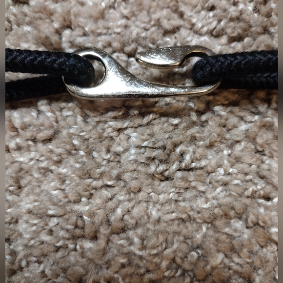 Vintage Bungee Belt With Braided Multicolor Woven Cords And Golden Beads - Picture 3 of 8